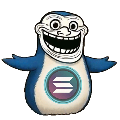 Troll Pengu glitch art